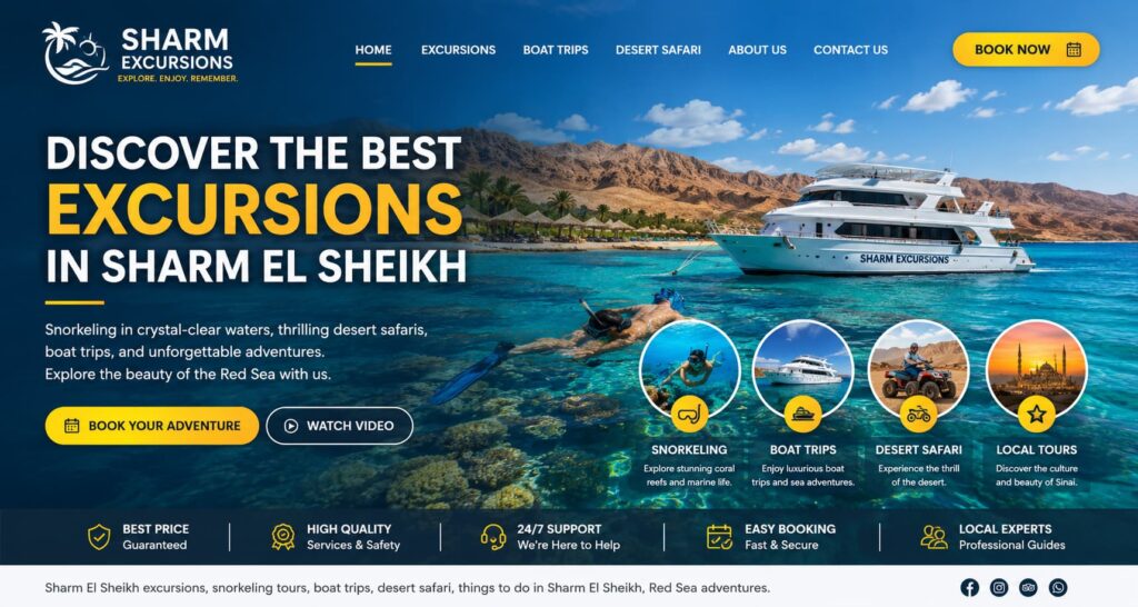 Desert safari and excursions in Sharm El Sheikh Egypt